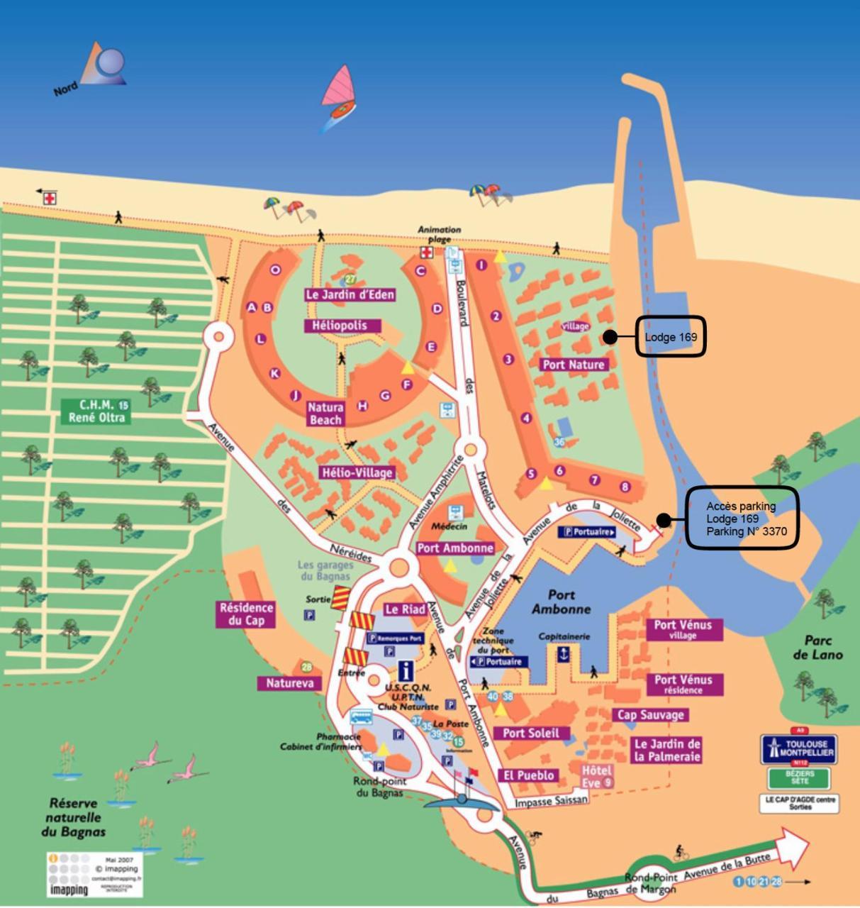 Cap Locations Naturisme Agde Kamer foto